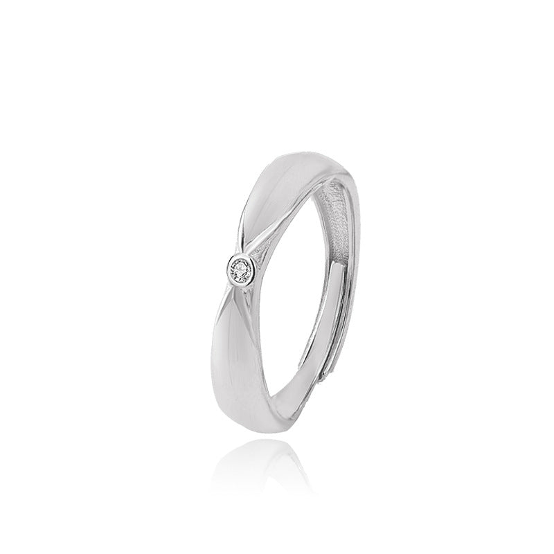 Sterling Silver Couple Ring