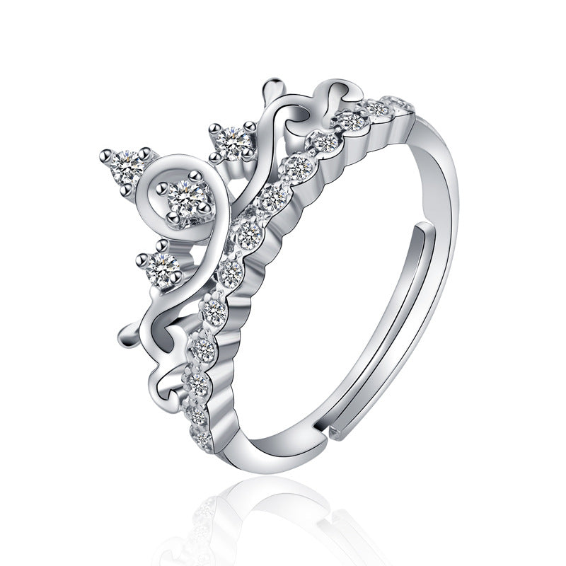 Crown Diamond Ring