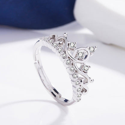 Crown Diamond Ring