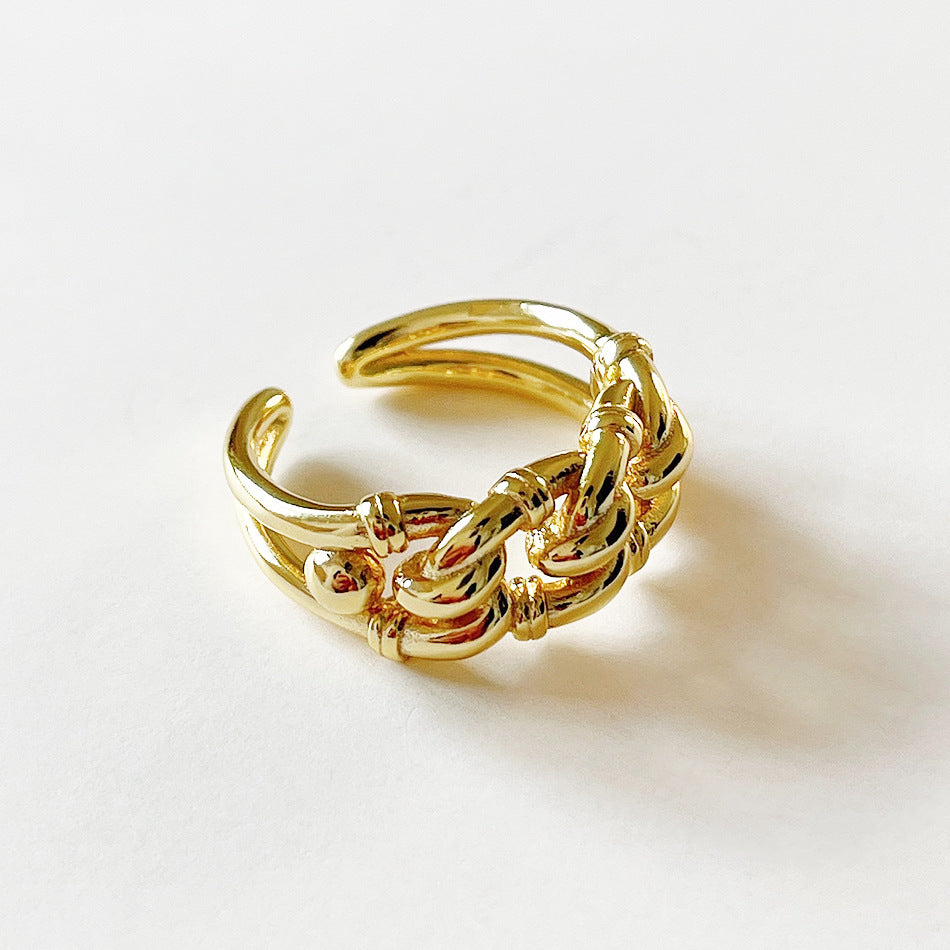 Japanese Style Gold Ring