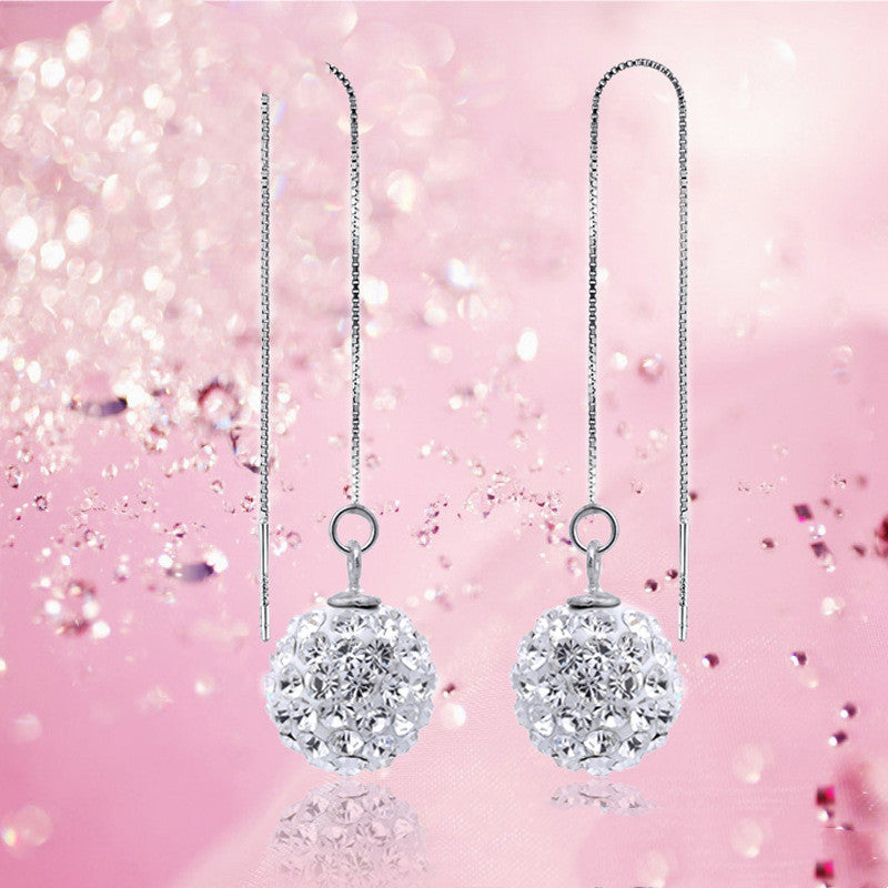 Korean Style Crystal Earrings